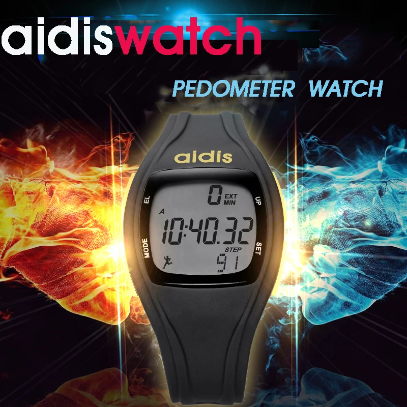 

Men And Women Running Pedometer Watch Sports Luminous Alarm Clock Waterproof Function Student Electronic Digital Watches Kid