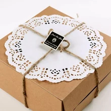 Используйте красочные торт использовать 50 шт./партия 6," белая бумажная Кружевная салфетка для изготовления карт декоративная салфетка сувениры