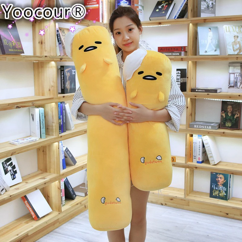 68/110 см Gudetama ленивое яйцо длинная плюшевая игрушка подушка яйца Jun яичный желток