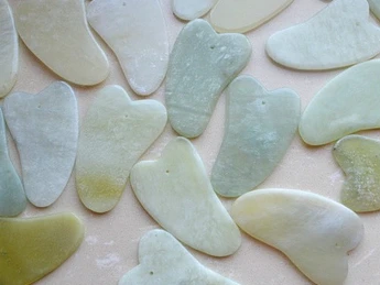 2 шт./лот Gua Sha Guasha Инструмент для массажа лица Китайская традиционная иглоукалывание естественная ось нефритовый продукт для лечения здоровья Горячая-35