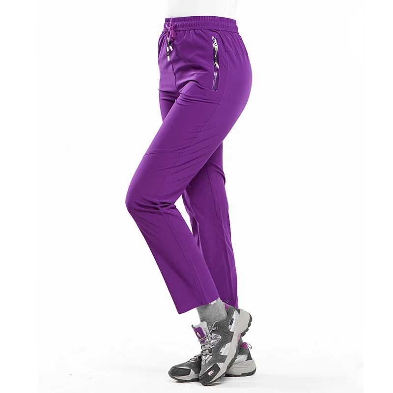 LoClimb los amantes al aire libre senderismo pantalones de las mujeres de los hombres de verano Pantalones de secado rápido escalada pesca hombres Deporte Pantalones AM238