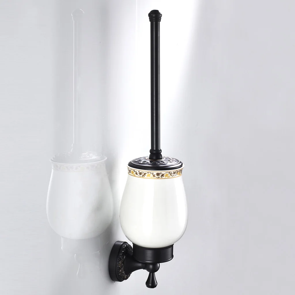 toilet brush holder set- soft nylon - Fits well - Eco friendly, Wall Mounted