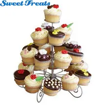 Подсластники 4 яруса кекс стенд держа 23 кексов