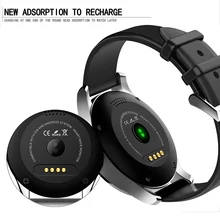 Модные Смарт-часы, 1,22 дюймов, круглый экран, поддержка пульсометра, Bluetooth, умные часы для Apple, huawei, IOS, Android, pk, KW88