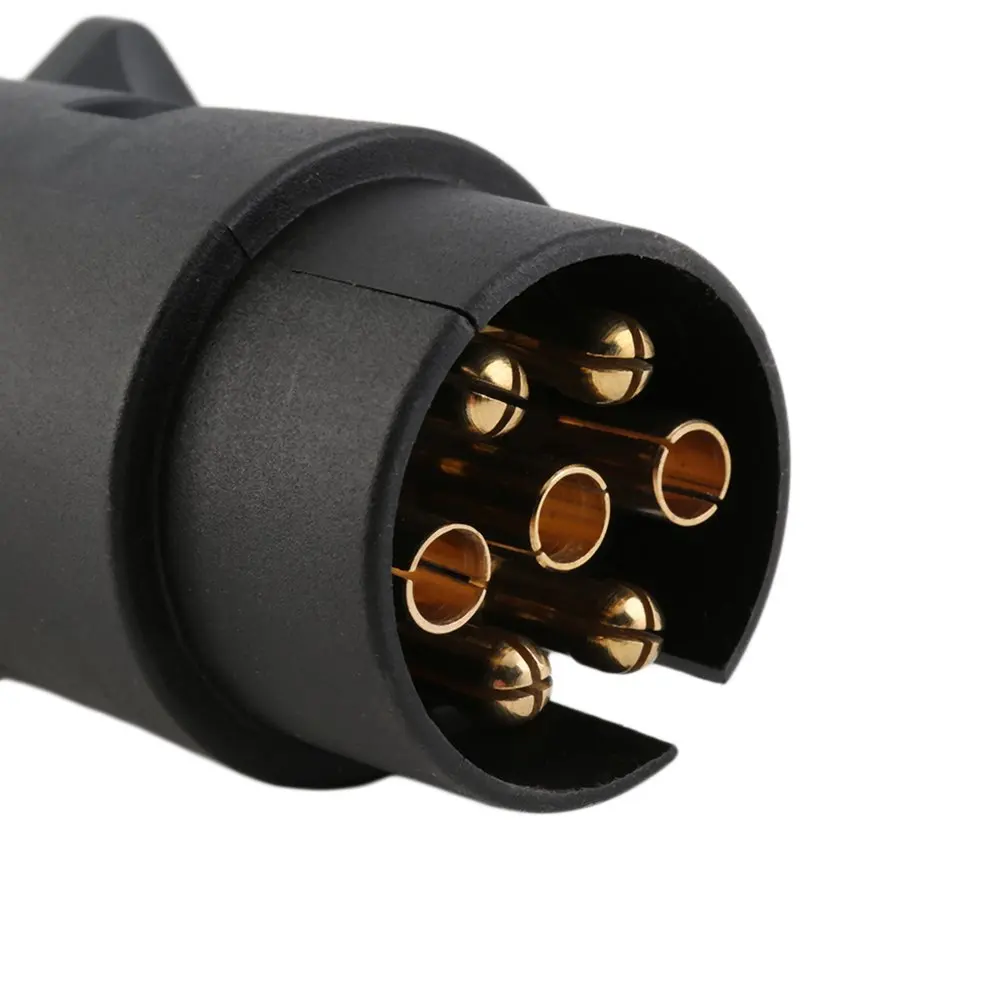 12V 7 Way круглые стандартные европейские автомобильные штепсельные соединители