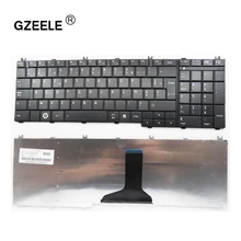 GZEELE Французский Клавиатура для ноутбука Toshiba Satellite C650 C655 C655D C660 C670 L650 L655 L670 L675 L750 L755 l755d FR клавиатура AZERTY
