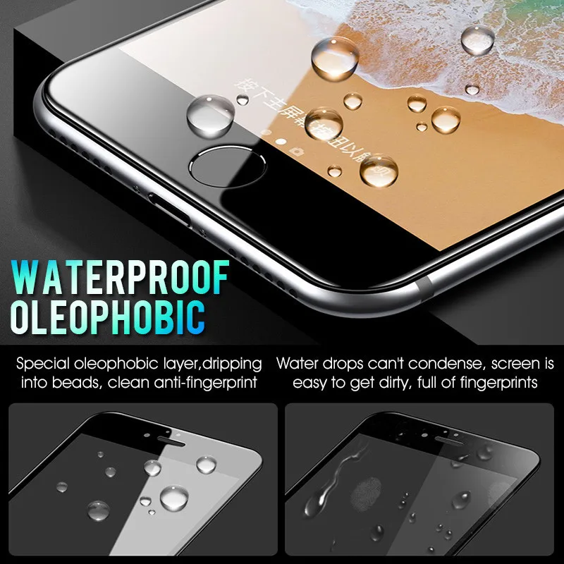 Suntaiho полное покрытие 6D защита для экрана из закаленного стекла iPhone 11 Pro X 7 8 6S Plus XR XS