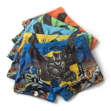 5 шт./лот Детские хлопковые трусы для мальчиков нижнее белье трусики детские трусы-боксеры, мужские трусы шорты подростковые трусы для От 2 до 14 лет