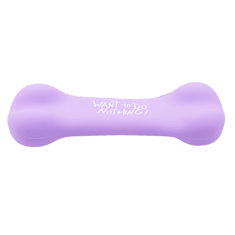 Силиконовые большая молния для карандашей, пенал качество в форме кости школьный пенал для карандашей Карандаш сумка, школьные принадлежности канцелярские товары - Цвет: purple