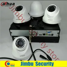 Dahua 720P hdcvi kit 4ch surveillance system XVR4104HS Video Recorder 4pcHDCVI HAC-HDW1100C infrate 20M cctv security camera