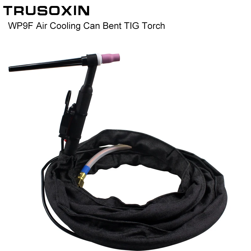 

Welding Tools Parts 3M WP9F Air Cooled Argon Flexible TIG Welding Gun Torch With Large Nut Connector