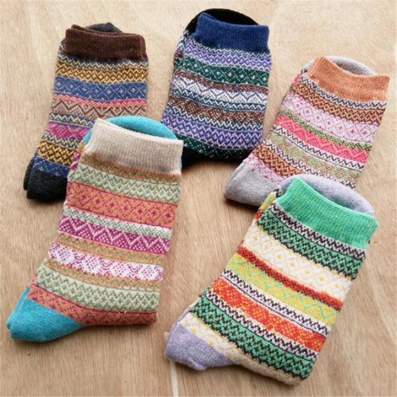 Johnature 5 pairs/lot Women Warm Wool Socks Winter Autumn Thick Christmas Gift Beer Cute Japanese Cartoon Animals Female Socks Johnature 5 pairs/lot Women Warm Wool Socks Winter Autumn Thick Christmas Gift Beer Cute Japanese Cartoon Animals Female Socks