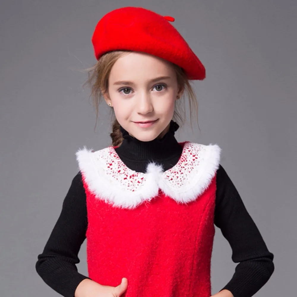 SYi Qarce, высокое качество, детский Модный хлопковый берет, шапка, лучший подарок для девочки, весна, осень, зима, удобный берет, шапка, NM140-46