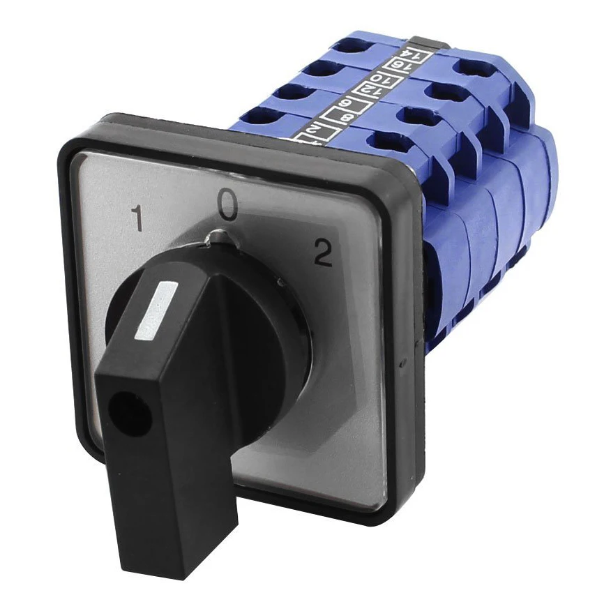 

SZW26-20/D404.4 660V 20A 3 Position Panel Mounting Select Rotary Cam Changeover Switch