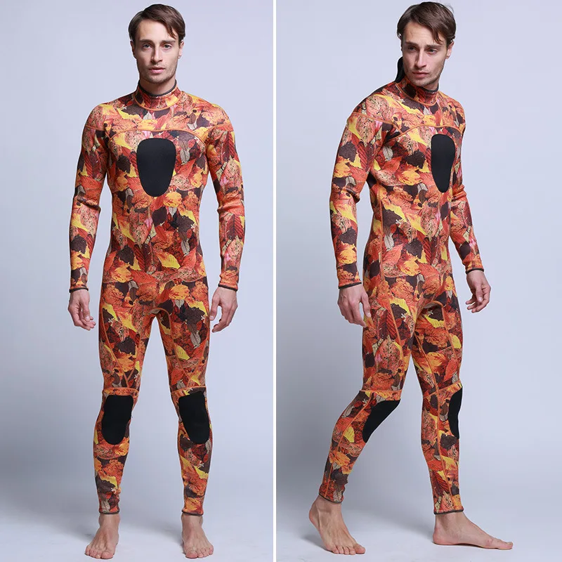 

SCR chloroprene rubber 3mm camouflage diving suit surf clothing for cold and warm men's camouflage diving clothes