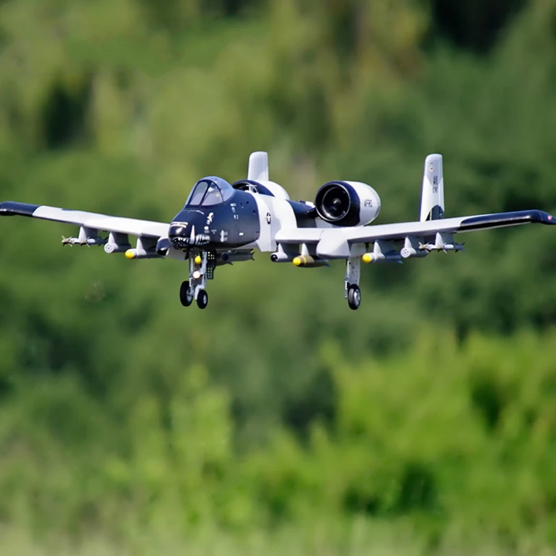 Радиоуправляемый самолет FMS 70 мм радиоуправляемый A10 Warthog V2 Ducted Fan EDF Jet Twin Engine с