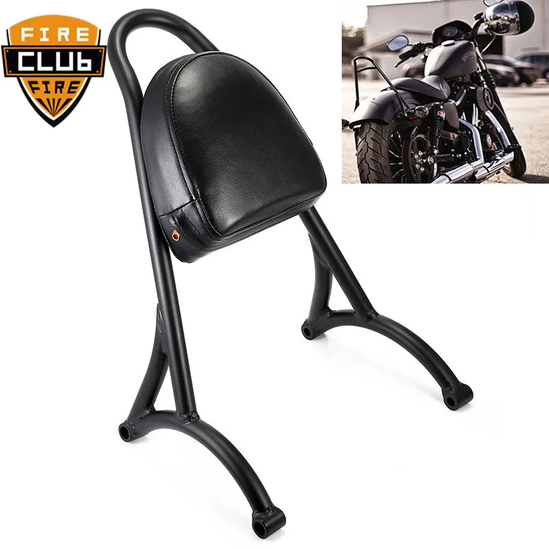 Для Harley Sportster XL 883 1200 04-16 мотоциклетная короткая пассажирская спинка с подкладкой