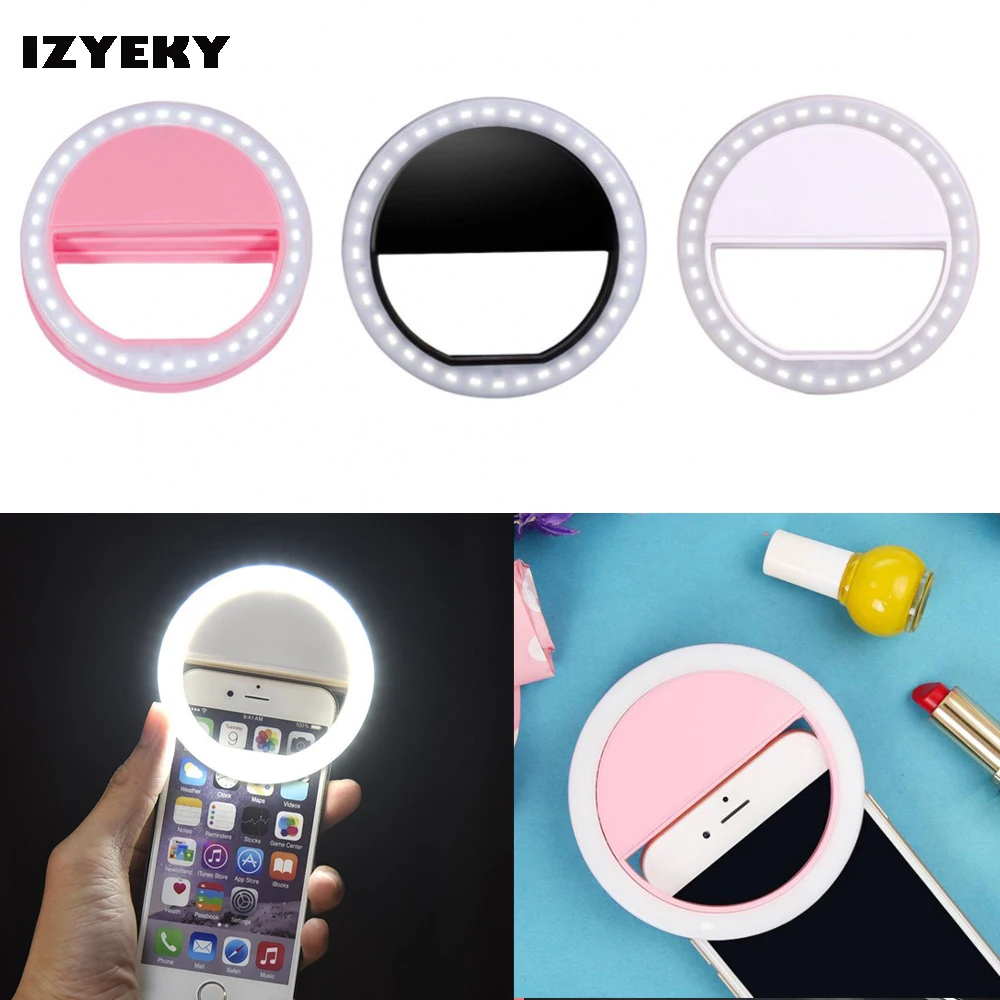 Перезаряжаемый чехол для селфи IZYEKY светодиодный iPhone 8 7 Samsung xiaomi huawei oneplus LG 100