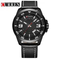 Модные Повседневное Curren Для мужчин Часы классический Бизнес мужские наручные часы Популярные Лидер продаж кварцевые часы Relogio masculino
