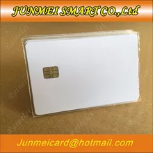 200 шт. ISO7816 пустая белая SLE4442 контактный чип ПВХ смарт-карта