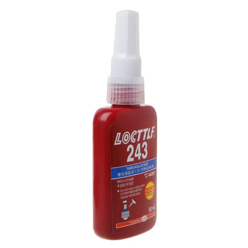 

243 Medium Strength Thread Lock Adhesive Glue Multi-purpose Use 50ML Y51E