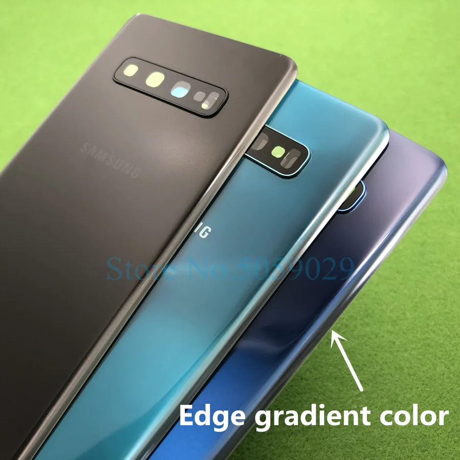 S10 + оригинальная задняя крышка батарейного отсека стеклянный корпус для Samsung Galaxy