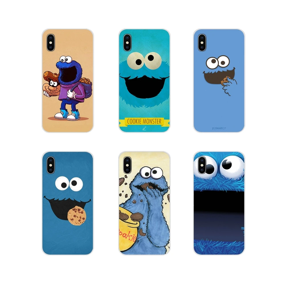

cookie monster cartoon For Samsung Galaxy S3 S4 S5 Mini S6 S7 Edge S8 S9 S10 Lite Plus Note 4 5 8 9 Accessories Phone Case Cover