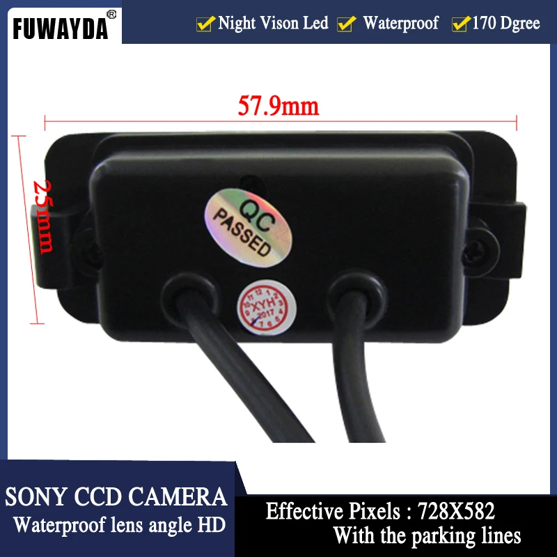 FUWAYDA SONY CCD заднего вида Резервное копирование Парковка gps DVD Камера Nav для FORD MONDEO/FIESTA/FOCUS/S-Max/CHIA-X/KUGA