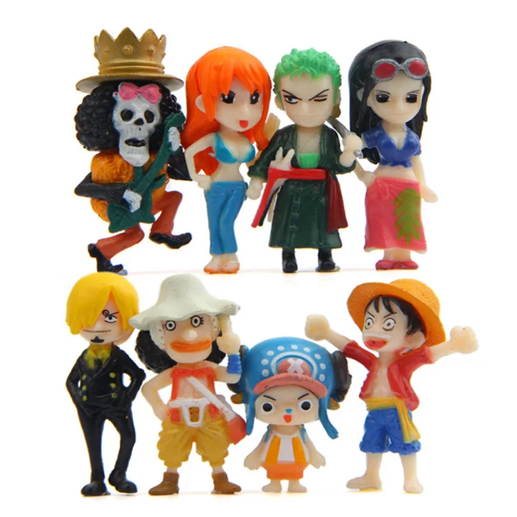 4 Unidsset Una Pieza Figura De Acción De Dibujos Animados - compre juguete caliente figura roblox juego pvc figura flexible juguetes anime roblox figura de acci#U00f3n juguete ni#U00f1os roblox set juguetes para ni#U00f1os a