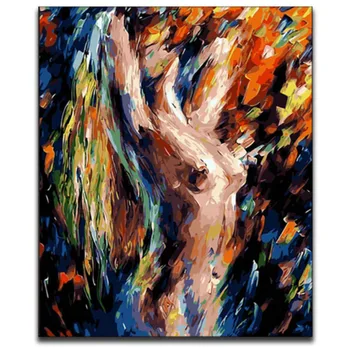 

5D Diy Diamond Painting Body Art of Sexy Woman Cross Stitch Full Square Drill Diamond Mosaic craft Decoration Diamond Embroidery