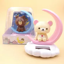 Автомобильные украшения мультфильм солнечной энергии Шейкс креативная Кукла Кулон Луна детская кивающая кукла кулон