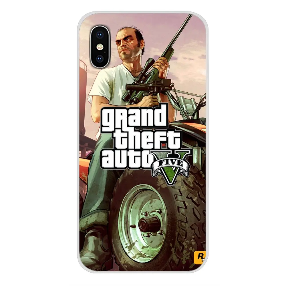 Soft Transparent Shell Cases rockstar gta 5 Grand Theft Newly For Samsung Galaxy A3 A5 A7 A9 A8 Star A6 Plus - Цвет: images 9