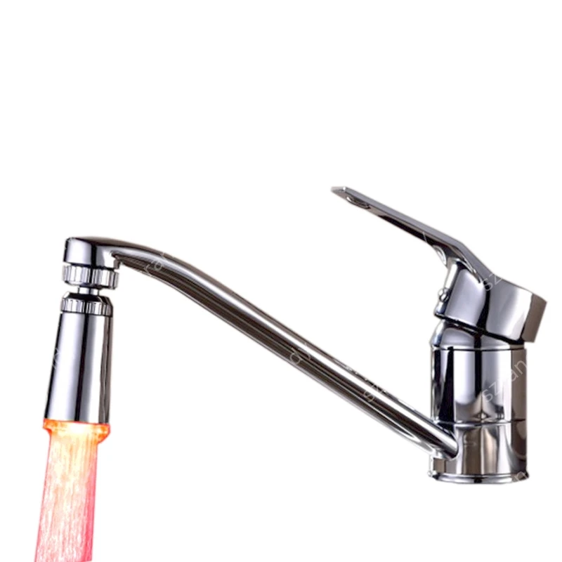 360 degree Led Faucet Light Red Colors no Battery Led Faucets Water Tap Aeratorin Aerators from