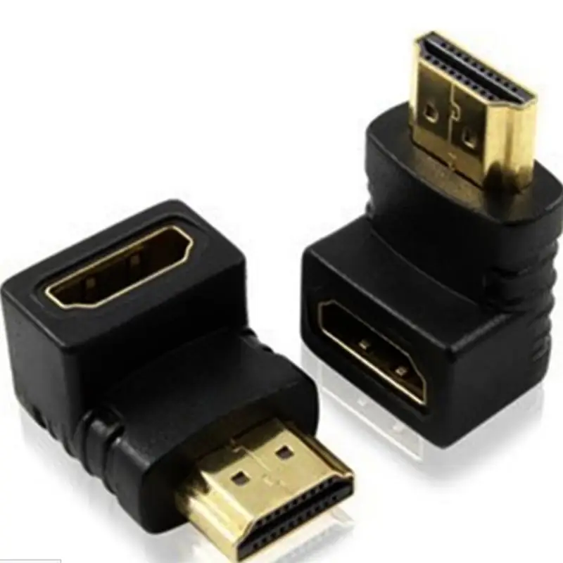 Мини адаптер Besegad с разъемом HDMI Папа Микро гнездо 90 градусов прямоугольный usb