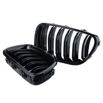 

1 pair Car Style One Pair Front Gloss Black Racing Grilles for BMW F18 F10 2010-2014