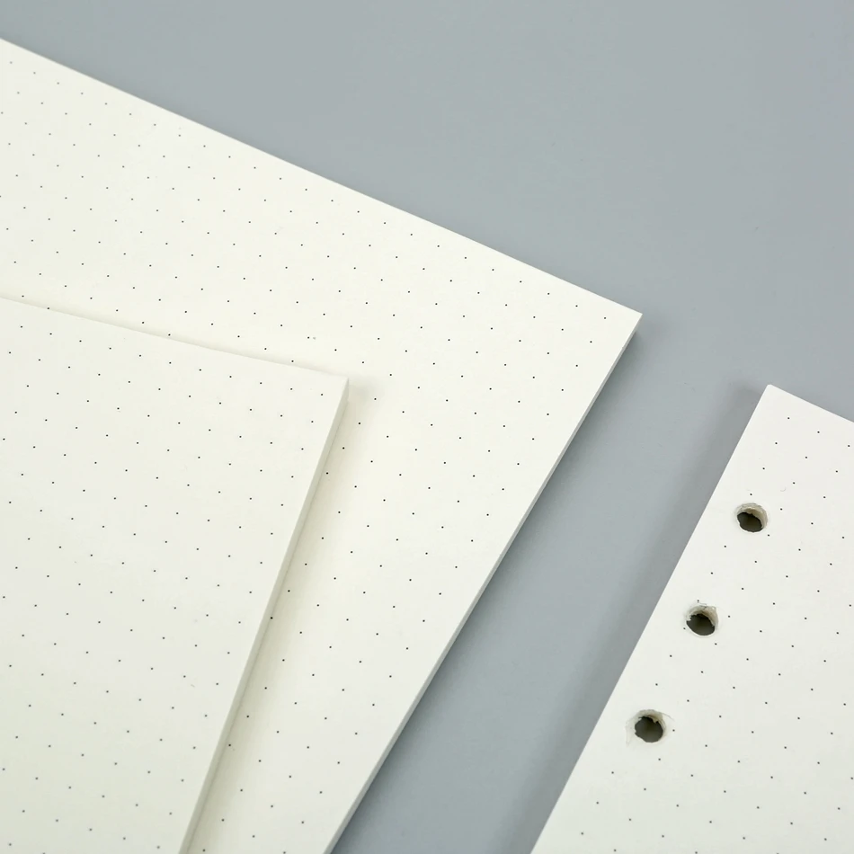 Наполнитель B5 & A5 для блокнота 108 листов г/кв. М|dot page|filler papernotebook filler paper |
