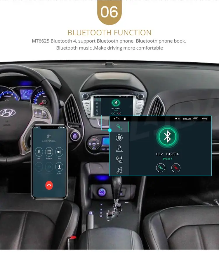 Discount LJDA Android 9.1 Car dvd player for Hyundai Tucson/IX35 2011 2012 2013 2 Din Car Radio gps navigation stereo multimedia WIFI RDS 8