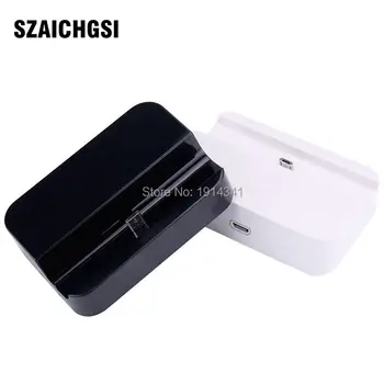 

SZAICHGSI Data Sync Micro USB Charger Dock Adapter For Samsung Galaxy S4 S3 Note 2 3 N7100 HTC Docking Station wholesale 20pcs