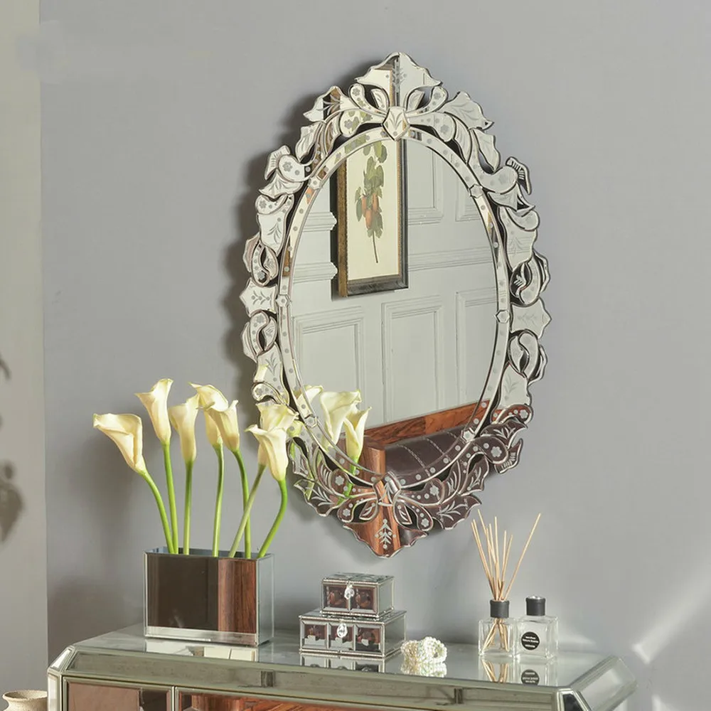 Резное зеркало декоративное зеркало вход косметическое зеркало венецианское зеркало Неоклассическое постмодерн LO727922