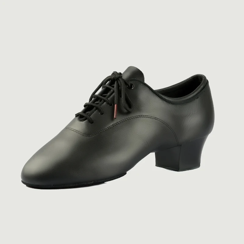 Genuine BD Men Latin Dance Shoes Adult Two Point Soles Teacher Shoes Soft Base Male 417 Oxford  Heel 4.5 CM Canvas Breathable 5