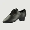 Genuine BD Men Latin Dance Shoes Adult Two Point Soles Teacher Shoes Soft Base Male 417 Oxford  Heel 4.5 CM Canvas Breathable 5