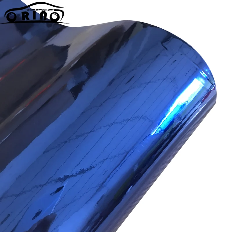 Blue Chrome Vinyl Film Sticker-1