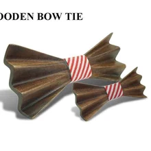 Роскошная деревянная бабочка ручной работы для мужчин и мальчиков, регулируемые галстуки-бабочки на ремешке
