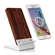 SEENDA Alloy+Wood 3-coil Wireless Dock Station for iPhone 7