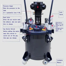 8 галл(30 л) давление подачи краски MixerTool горшок бак распылитель регулятор воздухоструйная мешалка краски инструмент давления смешивания барабана инструмент блендер