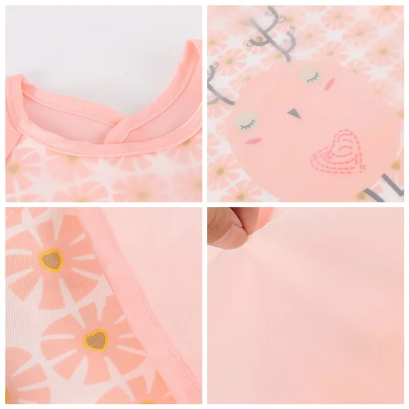 Waterproof EVA Full Sleeve Bibs Children Apron Long Sleeve Feeding Bibs Kids Eating Breastplate Kid Baby Cloth Stuff 2-5Y Waterproof EVA Full Sleeve Bibs Children Apron Long Sleeve Feeding Bibs Kids Eating Breastplate Kid Baby Cloth Stuff 2-5Y