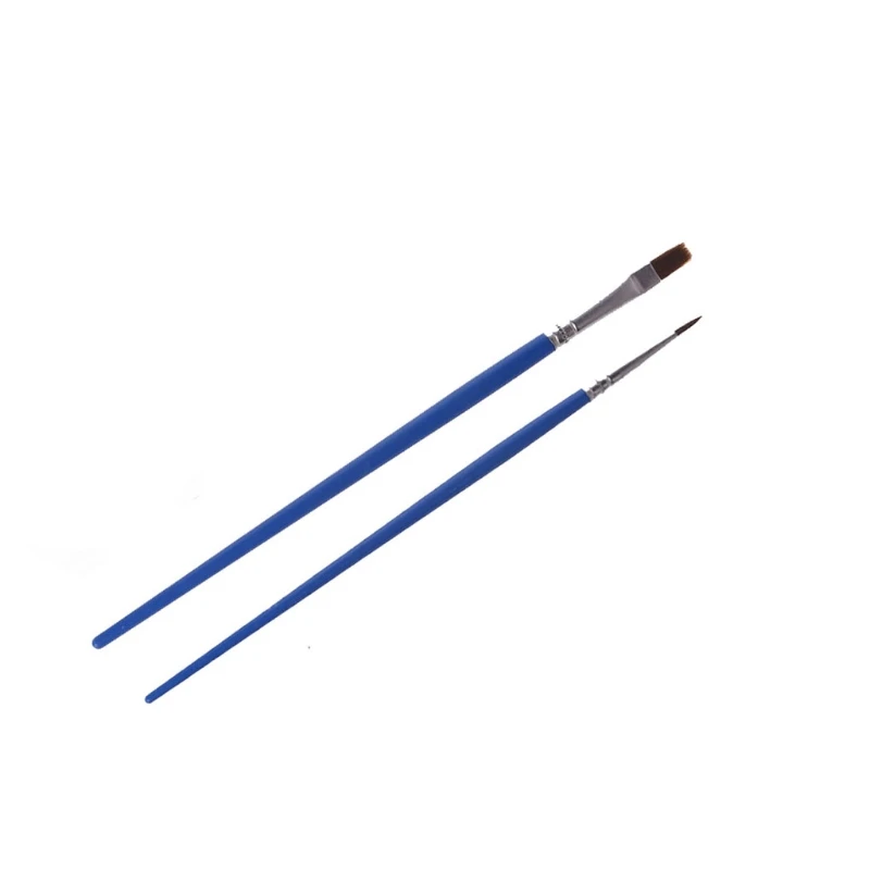

2pcs/set Nylon Hair Artist Paint Brush Acrylic Watercolor Oil Painting Drawing