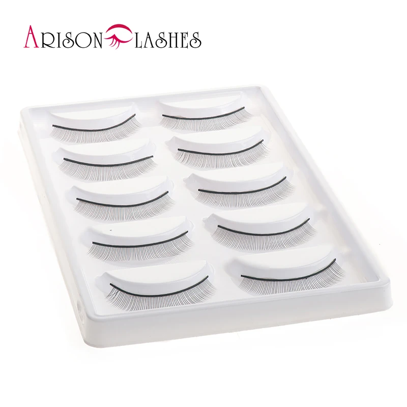 50 пар/лот набор инструментов для наращивания ресниц|5 pairs|training lashesfor eyelash extension |