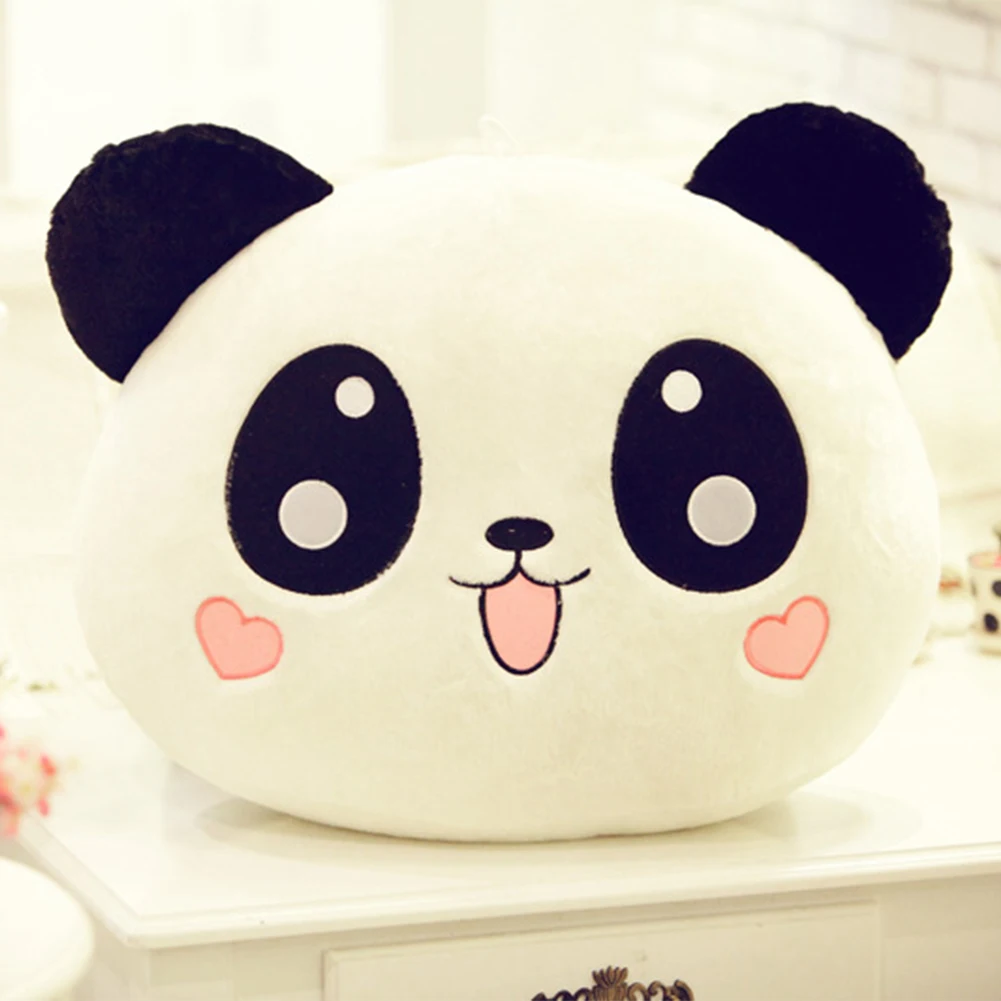 

2019 Giant Panda Pillow Mini Plush Toy Stuffed Animal Doll Pillow Plush Bolster Pillow Doll Valentine's Day Gift Kids Gift 20cm