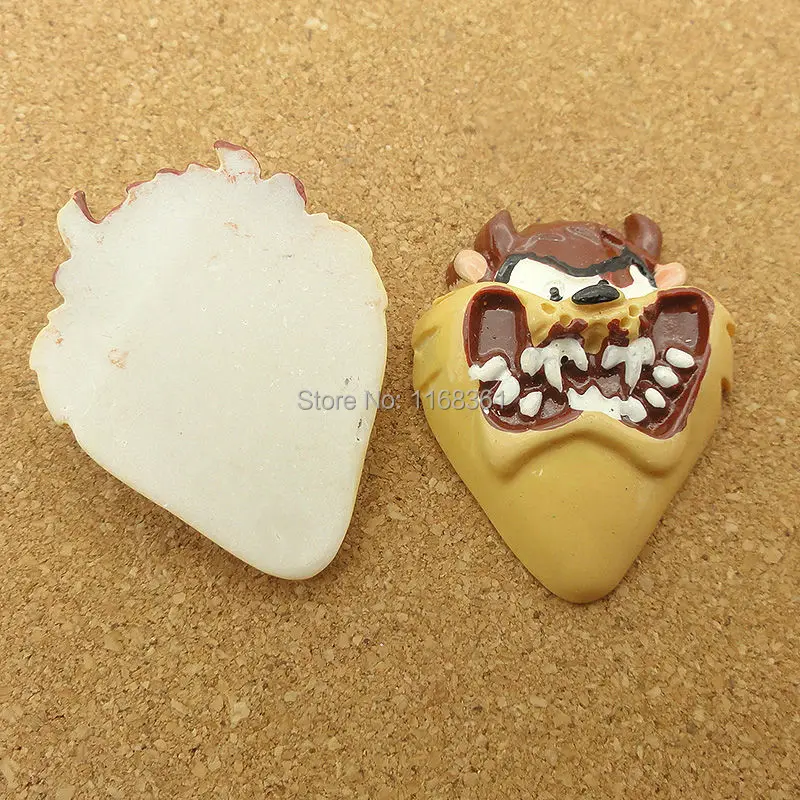 1pcs/lot resin flat back Halloween Lion cartoon animal 31mm Cabochons Hair Bow Center DIY Christmas decration C114-4